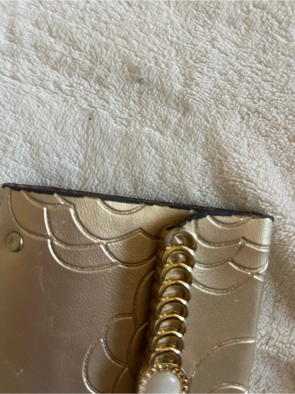 Champagne Gold Card Holder